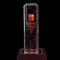 Vertical Highlight Award with Lighted Base