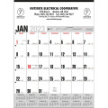 Yearly Record® Gray with Red Calendar