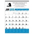 Yearly Record® Blue Calendar