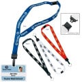 3/4" Breakaway Lanyard with Key Ring