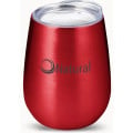 10oz Stemless Insulated Wine Tumbler With Lid