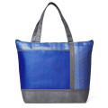 Hexagon Pattern Non-Woven Cooler Tote Bag