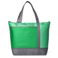 Hexagon Pattern Non-Woven Cooler Tote Bag