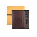 Leeman Tuscany™ Textured Journal And Executive Stylus Pen...