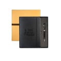 Leeman Tuscany™ Textured Journal And Executive Stylus Pen...