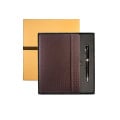 Leeman Tuscany™ Textured Journal And Executive Stylus Pen...