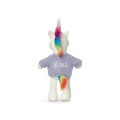 8.5" Plush Unicorn With T-Shirt