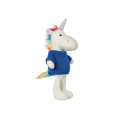 8.5" Plush Unicorn With T-Shirt