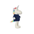 8.5" Plush Unicorn With T-Shirt