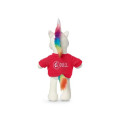 8.5" Plush Unicorn With T-Shirt
