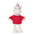 8.5" Plush Unicorn With T-Shirt