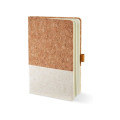 Cork And Heathered Fabric Hardcover Journal 5....