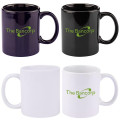 11 oz. Basic C Handle Ceramic Mug.