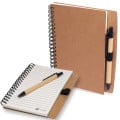 Stone Paper Spiral Notebook with Pen Combo