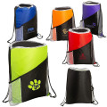 Sprint Angled Drawstring Sports Bag With Pockets