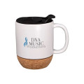 14oz Ceramic Mug With Cork Base