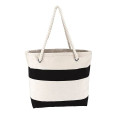 Cotton Resort Tote Bag with Rope Handle