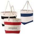 Cotton Resort Tote Bag with Rope Handle