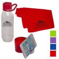 Multi-functional Water Bottle/Phone Stand with Cooling Towel