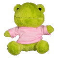 7" Plush Frog with T-Shirt