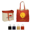 Reversible Jute/Cotton Tote