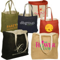 Reversible Jute/Cotton Tote