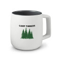 15oz Geo Square Handle Ceramic Mug