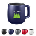 15oz Geo Square Handle Ceramic Mug