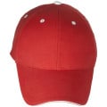 6 Panel Structured Cap with Sandwich Visor