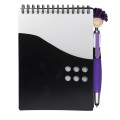 Two-Tone Jotter with MopTopper™ Stylus Pen