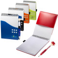 Two-Tone Jotter with MopTopper™ Stylus Pen