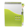 Two-Tone Jotter with MopTopper™ Stylus Pen