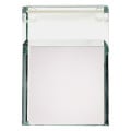 Atrium Glass Message Pad Holder