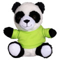 7" Plush Panda with T-Shirt