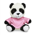 7" Plush Panda with T-Shirt