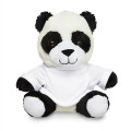 7" Plush Panda with T-Shirt