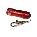 Micro 3 LED Flashlight With Keychain