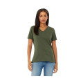 Bella+Canvas® Ladies' Relaxed Jersey Short-Sleeve V-Neck ...