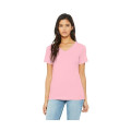 Bella+Canvas® Ladies' Relaxed Jersey Short-Sleeve V-Neck ...