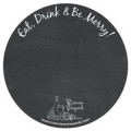 Circle Chalkboard Magnet 11 Diameter