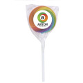 Swirl Lollipop with Round Label