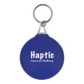 Rubber Key Chain With Microfiber Cleaning Cloth