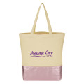 Metallic Accent 12 Oz. Cotton Tote Bag