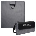 Hunter Houndstooth Roll-Up Picnic Blanket