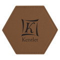 Leatherette Coaster
