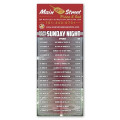 Football Schedule Magnet