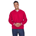Adult Long-Sleeve Microfiber Crossover V-Neck Wind Shirt