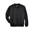 Adult Long-Sleeve Microfiber Crossover V-Neck Wind Shirt