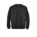 Adult Long-Sleeve Microfiber Crossover V-Neck Wind Shirt