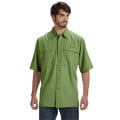 Dupont Men's 100% Polyester Short-Sleeve Fishing Shirt